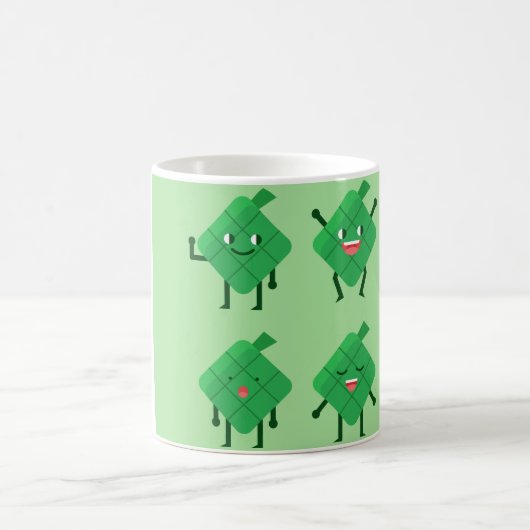Kawaii Ketupat Kaffeetasse (Mittel)
