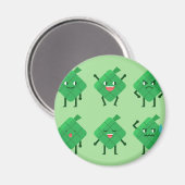 Kawaii Ketupat Magnet (Vorderseite/Rückseite)