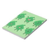 Kawaii Ketupat Notizblock (Rotiert)