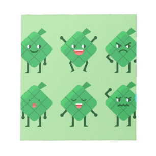 kawaii Ketupat Notizblock