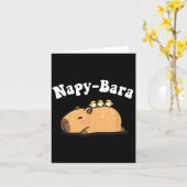 Kawaii Kids Sleep Napy Bara Boys Girls Capybara Pa Karte (Gelbe Blume)