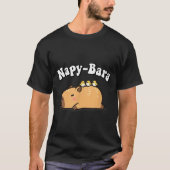 Kawaii Kids Sleep Napy Bara Boys Girls Capybara Pa T-Shirt (Vorderseite)