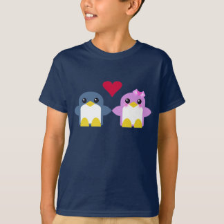 kawaii Kinder Pinguine lieben süße Tweety T-Shirt