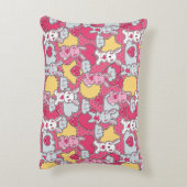 Kawaii-Kindermuster mit Niedlichen Doodles 2 Dekokissen (Rückseite(Vertikal))