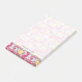 Kawaii-Kindermuster mit Niedlichen Doodles Post-it Klebezettel (angewinkelt)