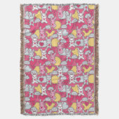 Kawaii Kindermuster mit niedlichen Gekritzeln 2 Decke (Vorderseite Vertikal)
