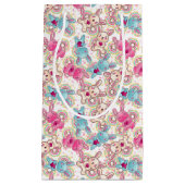 Kawaii Kindermuster mit niedlichen Gekritzeln Kleine Geschenktüte (Vorderseite)