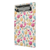 Kawaii Kindermuster mit niedlichen Gekritzeln Mini Klemmbrett (Gewinkelt2)