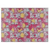 Kawaii Kindermuster mit niedlichen Gekritzeln Schneidebrett (Vorderseite)