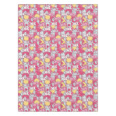 Kawaii Kindermuster mit niedlichen Gekritzeln Tischdecke (Vorderseite)