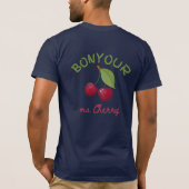 Kawaii-Kirsch-Illustration T-Shirt (Rückseite)