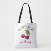 Kawaii-Kirsch-Illustration Tasche (Vorderseite)
