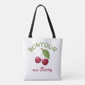 Kawaii-Kirsch-Illustration Tasche (Rückseite)