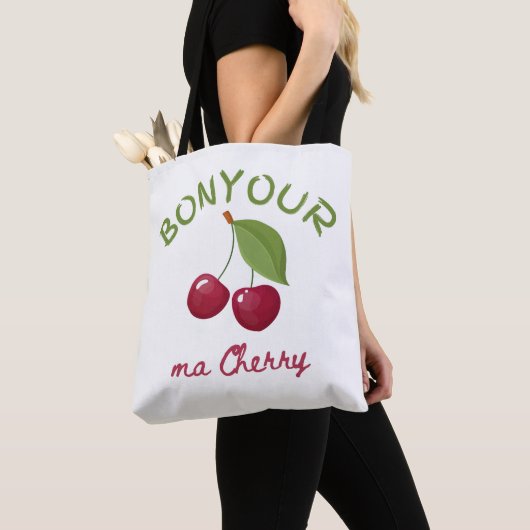 Kawaii-Kirsch-Illustration Tasche (Von Nahem)