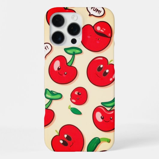 Kawaii-Kirschparty iPhone Hülle (Rückseite)