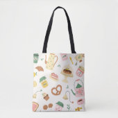 Kawaii Kitchen Teefreunde und Bäckereidesign Tasche (Vorderseite)