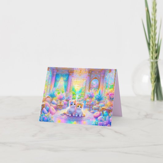Kawaii Kitten Note Cards Stationery (Vorderseite)