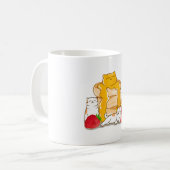Kawaii Kitten Pancakes Kaffeetasse (Vorderseite Links)
