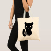 Kawaii Kittey Katzen-Tasche Tragetasche (Vorderseite (Produkt))