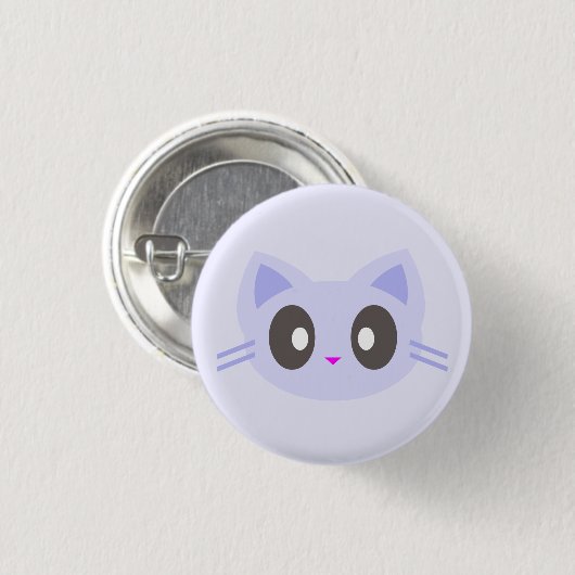 kawaii kitty button (Vorne & Hinten)