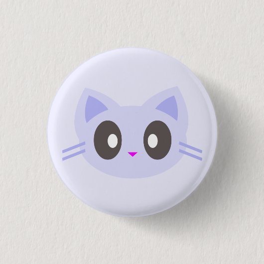kawaii kitty button (Vorderseite)