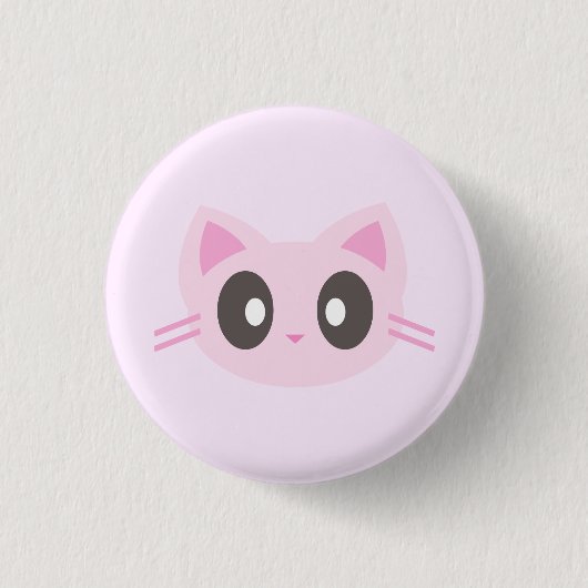 kawaii kitty button (Vorderseite)