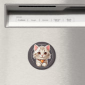Kawaii Kitty Cat Magnet (In Situ (Geschirrspüler))