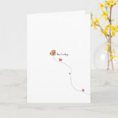 Kawaii Kitty Cat Pun Valentine Karte (Gelbe Blume)