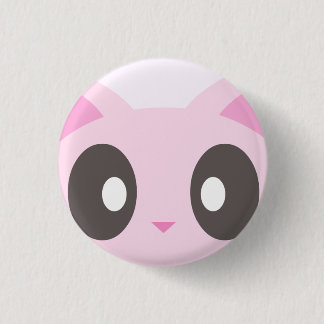 kawaii kitty Closeup Button