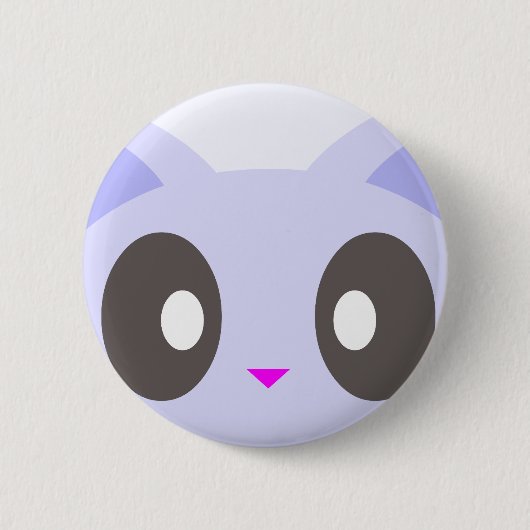 kawaii kitty Closeup Button (Vorderseite)
