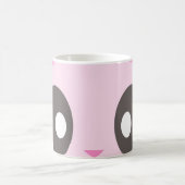 kawaii kitty Closeup Kaffeetasse (Mittel)