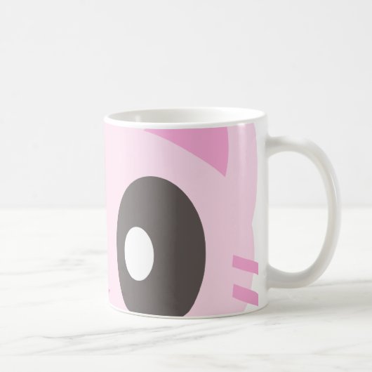 kawaii kitty Closeup Kaffeetasse (Rechts)