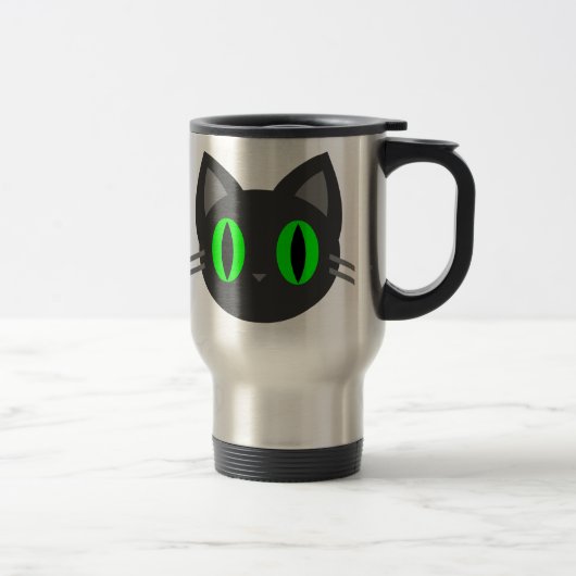 Kawaii Kitty Halloween Reisebecher (Rechts)