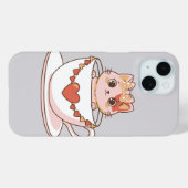 Kawaii Kitty in einer Teetasse Case-Mate iPhone Hülle (Rückseite (Horizontal))