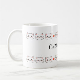 Kawaii Kitty Keramik-Tasse Kaffeetasse