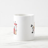 kawaii Kitty mit Liebe-anmutigen Anime Kaffeetasse (Mittel)