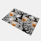 Kawaii Kitty Witch Fußmatte (Schrägansicht)