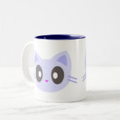 kawaii kitty zweifarbige tasse (Vorderseite Links)