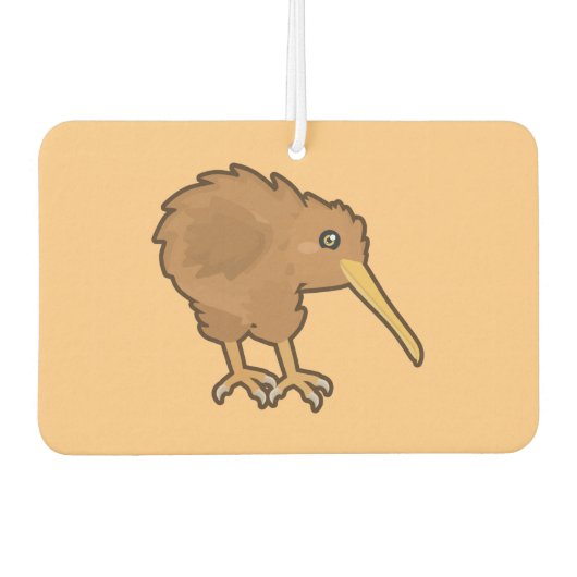 Kawaii Kiwi Autolufterfrischer (Vorderseite)