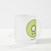 Kawaii Kiwi Mattglastasse (VorderseiteRechts)