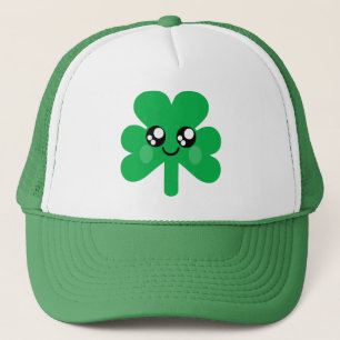 KAWAII KLEEBLATT LUCKY IRISH FAPPACE TRUCKERKAPPE