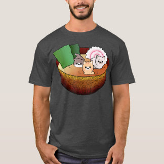 Kawaii kleine Katzen in der Suppe, Funny anime Kat T-Shirt