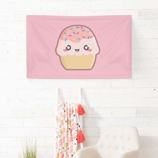 Kawaii kleiner Kuchen Banner (Insitu)