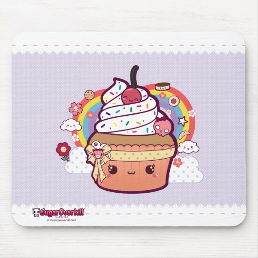Kawaii kleiner Kuchen Mousepad (Vorne)