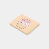 Kawaii kleiner Kuchen Post-it Klebezettel (angewinkelt)