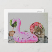 Kawaii ♡ kleines Tier Postkarte (Vorne/Hinten)