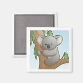 Kawaii Koala Magnet (Vorderseite/Rückseite)