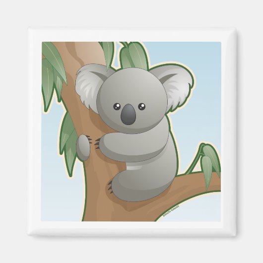 Kawaii Koala Magnet (Vorne)