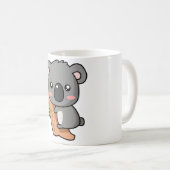 Kawaii Koala-Tasse Kaffeetasse (VorderseiteRechts)