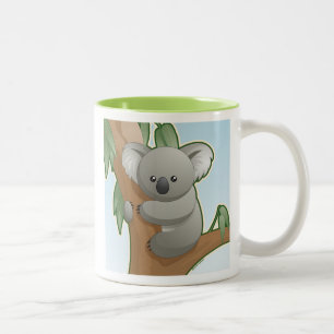 Kawaii Koala Zweifarbige Tasse